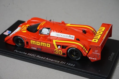 1:43 SPARK US104 Porsche 962C Road America 2H 1992 #30 model car