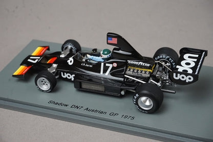1:43 SPARK S3842 Shadow DN7 Austrian Grand Prix 1975 #17 J.P.Jarier model car
