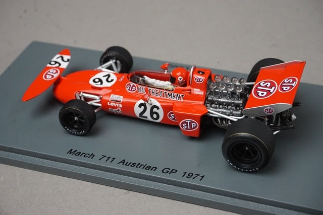 1:43 SPARK S3379 March 711 Austrian Grand Prix 1971 #26 N. Lauda model car