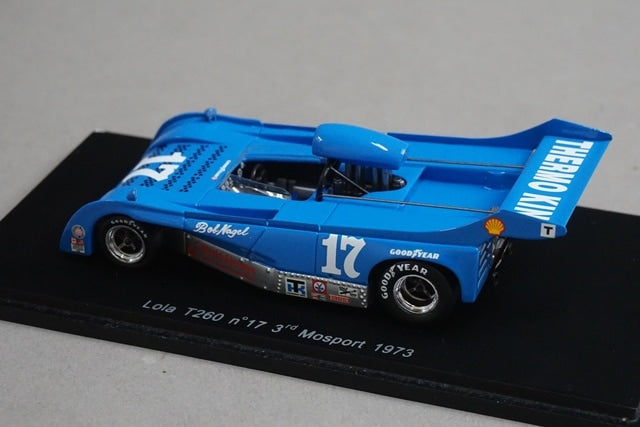 1:43 Spark S1136 Lola T260 Mosport 3rd Place 1973 #17 B. Nagel model car