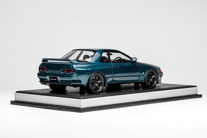 MH027MG MOTORHELIX 1:18 Nissan Skyline GT-R (R32) Customized Version Midnight Green model car