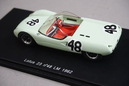 1:43 Spark S0253 Lotus 23 Le Mans 1962 #48 L. Reston T. Shelley model car
