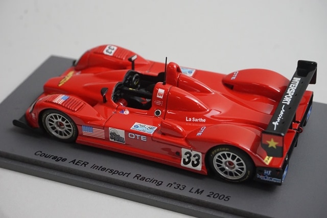 1:43 Spark S0131 Courage AER Intersport Racing Le Mans 2005 #33 model car