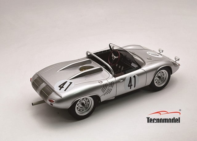 [ Pre-order ] TM18-306D Tecnomodel 1:18 Porsche 718 WRS Sebring 12 Hours 1964 #41 E. Barth - H. Linge