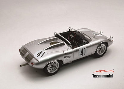 [ Pre-order ] TM18-306D Tecnomodel 1:18 Porsche 718 WRS Sebring 12 Hours 1964 #41 E. Barth - H. Linge