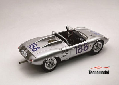 [ Pre-order ] TM18-306E Tecnomodel 1:18 Porsche 718 WRS Targa Florio 1964 #188 G. Hill - J. Bonnier