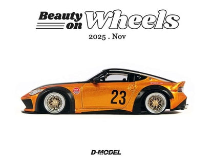 [ Pre-order ] DBW066A D-MODEL 1:64 Nissan Z LB NATION WORKS Orange
