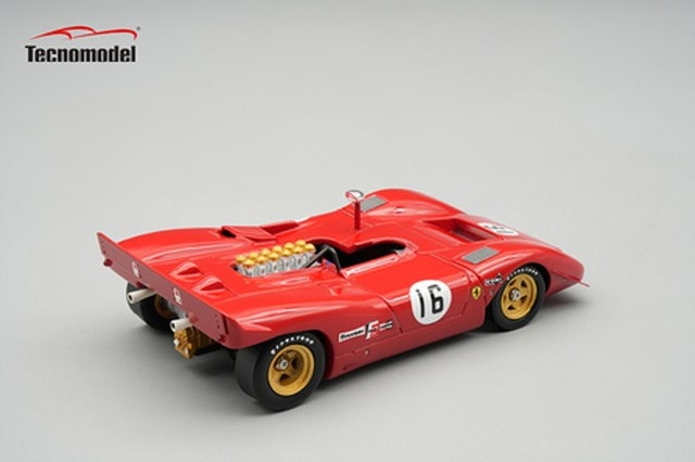 [ Pre-order ] TM43-66B Tecnomodel 1:43 Ferrari 612 Can-Am Watkins Glen 3rd Place Finisher 1969 #16 Chris Amon