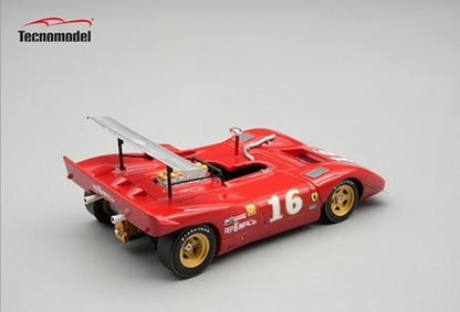 [ Pre-order ] TM43-66D Tecnomodel 1:43 Ferrari 612 Can-Am Riverside 1969 #16 Chris Amon