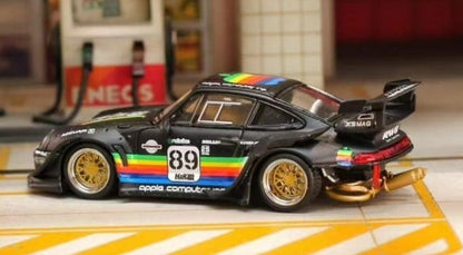 [ Pre-order ] SW Street Weapon 1:64 RWB 993 Matte Black Apple Racetrack Low Tail