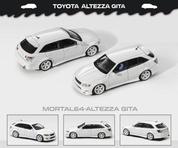 [ Pre-order ] MORTAL 1:64 Toyota Altezza Gita Pearl White ELIXIR