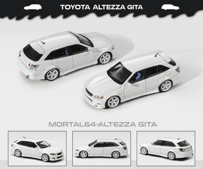 [ Pre-order ] MORTAL 1:64 Toyota Altezza Gita Pearl White ELIXIR