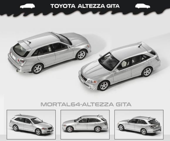 [ Pre-order ] MORTAL 1:64 Toyota Altezza Gita Silver