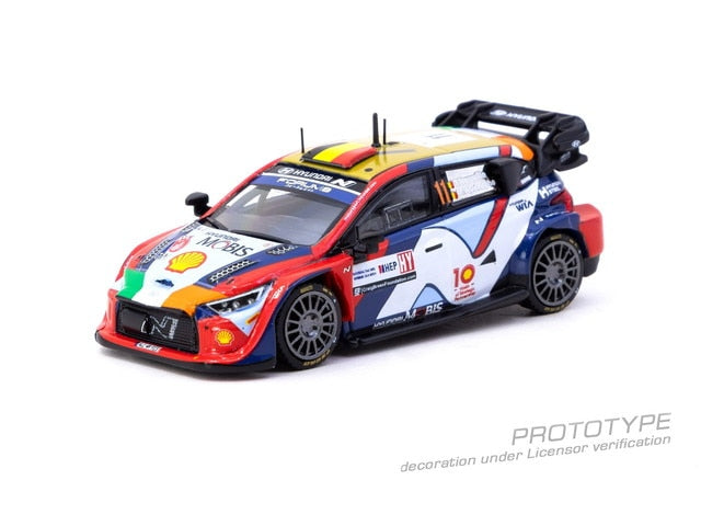[ Pre-order ] T64-089-24CR11 Tarmac Works 1:64 Hyundai i20 N Rally1 Hybrid Croatia Rally 2024 Thierry Neuville / Martijn Wydaeghe