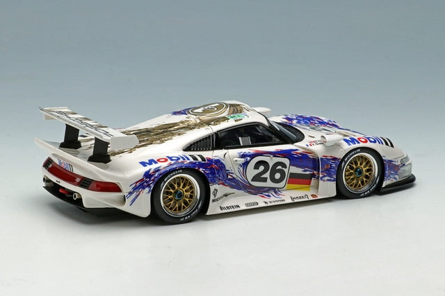 [ Pre-order ] EM328B Make Up EIDOLON 1:43 Porsche 911 GT1 Le Mans 24 Hours 1996 #26 3rd Place