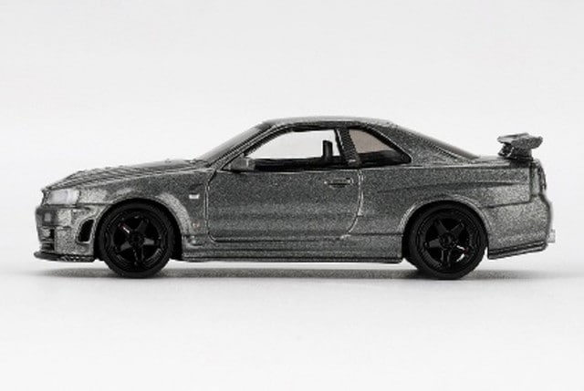 [ Pre-order ] MGT01160-BL TSM MINI-GT 1:64 Nissan Skyline GT-R Dark Metal Gray (NISMO BNR34 CRS Version) (Right-hand drive) *Blister packaging