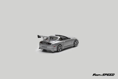 [ Pre-order ] Fast Speed FS 1:64 Supra Targa Roadster Silver