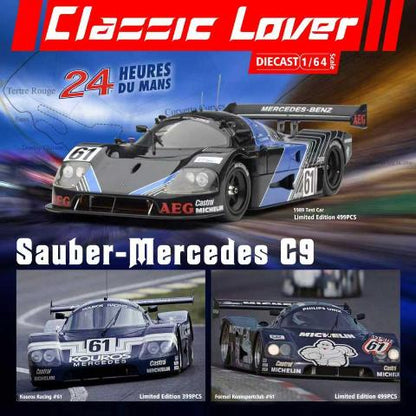 [ Pre-order ] Classic Lover 1:64 Sauber-Mercedes C9 Kouros Racing #61