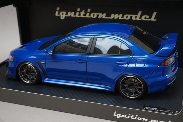 1:18 ignition model IG2295 Mitsubishi Lancer Evolution X (CZ4A) Blue Metallic