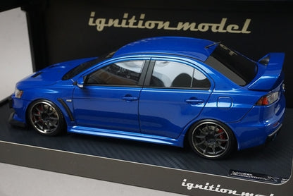 1:18 ignition model IG2295 Mitsubishi Lancer Evolution X (CZ4A) Blue Metallic