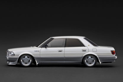 [ Pre-order ] Ignition Model IG3733 1:18 Scale Toyota Crown Royal Saloon G (130) Pearl White/Silver