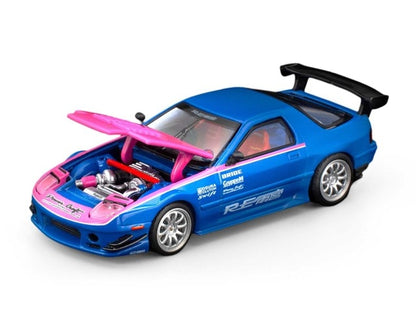[ Pre-order ] PR640396 POP RACE × XCARTOYS 1:64 Mazda RX7 FC3S RE-AMEMIYA STREET 7