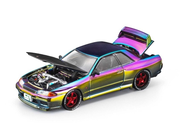S23-APAxpo2025 POP RACE × XCARTOYS 1:64 Nissan GT-R R32 AIT 2025