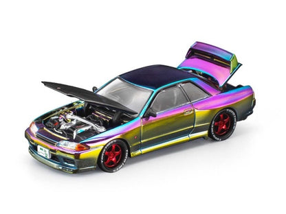 S23-APAxpo2025 POP RACE × XCARTOYS 1:64 Nissan GT-R R32 AIT 2025
