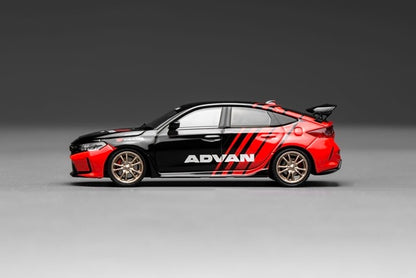 [ Pre-order ] M65341 Motor Helix 1:64 Honda Civic TYPE R (FL5) Advan Livery with MF10 Wheels