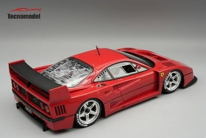 [ Pre-order ] TM18-429E Tecnomodel 1:18 Ferrari F40 LM Press Version 1996 with Detachable Magnetic Engine Hood
