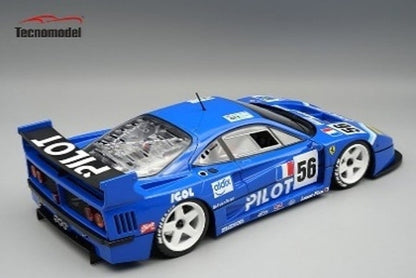 [ Pre-order ] TM18-429F Tecnomodel 1:18 Ferrari F40 LM Pilot Pen Racing 24 Hours M.Ferte / O.Thevenin / N.Loboissetie Engine Hood Magnet Removable