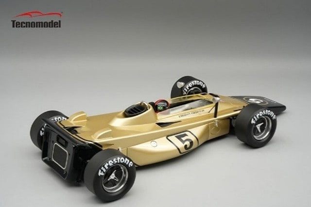 [ Pre-order ] TMD18-430B Tecnomodel 1:18 Lotus 56B F1 Italian GP 1971 E. Fittipaldi #5 with Driver Figure