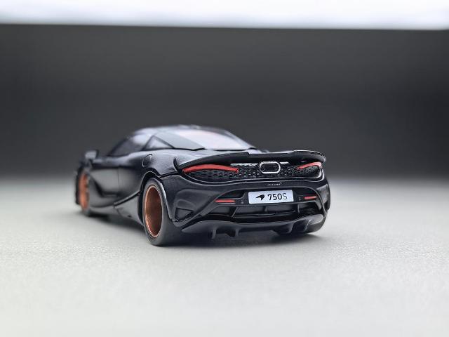 [ Pre-order ] FG 1:64 Mclaren 720S GT3X Matte Black Without Tail Wing