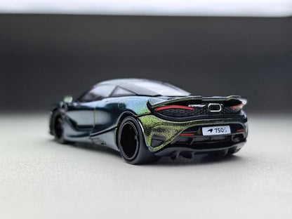 [ Pre-order ] FG 1:64 Mclaren 720S GT3X Silver Green Without Tail Wing