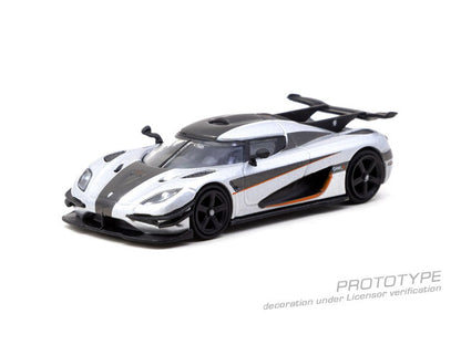[ Pre-order ] T64G-TL054-SL Tarmac Works 1:64 Koenigsegg One:1 Silver