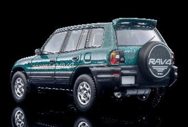 [ Pre-order ] LV-N354d Tomica Limited Vintage NEO 1:64 Toyota RAV4J V (Green/Gray) 1995 Model 338963
