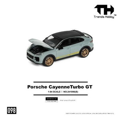 [ Pre-order ] 241090(B) Trends Hobby 1:64 Porsche Cayenne Turbo GT Cement Gray
