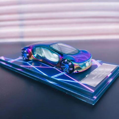 [ Pre-order ]LMF 1:64 Benz Avatar concept car, Seven-Color Chrome