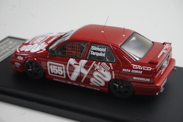 1:43 HPI 8126 Alfa Romeo 155 TS Silverstone BTCC Presentation 1994 #155