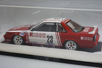 1:18 ignition model IG1725 RICOH Nissan Skyline WTC 1987 #23 with Kazuyoshi Hoshino figure