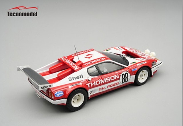 [ Pre-order ] TM43-64A Tecnomodel 1:43 Ferrari 512BB Le Mans 24 Hours 1978 #88 DNF J.C. Andruet - S. Dini "Thomson-Pozzi"