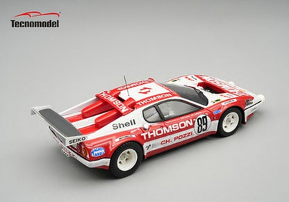[ Pre-order ] TM43-64B Tecnomodel 1:43 Ferrari 512BB Le Mans 24 Hours 1978 #89 DNF C.B. Lena - J.L. Lafosse "Thomson-Pozzi"