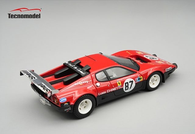 [ Pre-order ] TM43-64C Tecnomodel 1:43 Ferrari 512BB Le Mans 24 Hours 1978 #87 DNF J.P. Delaunay - J. Guerin - G. Young