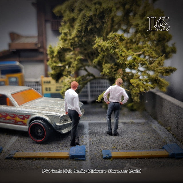 [ Pre-order ] LK2025111726 Lucky Studio 1:64 White Shirt Men Duo Figures