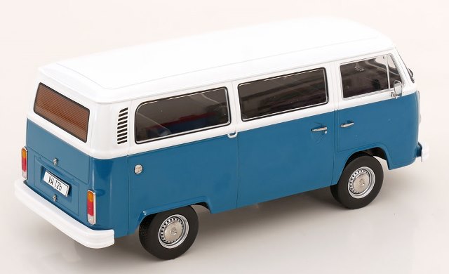 [ Pre-order ] KKDC181362 KK scale 1:18 Volkswagen VW Bus T2b 1972 Blue/White