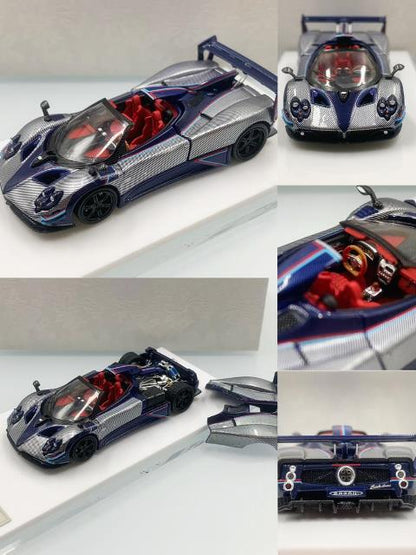 [ Pre-order ] TNT Model 1:64 Pagani Zonda Arrivederci Silver Blue
