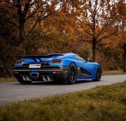 [ Pre-order ] GA003E GRYNING.model 1:64 Koenigsegg Agera R Semi Matte Blue/Carbon