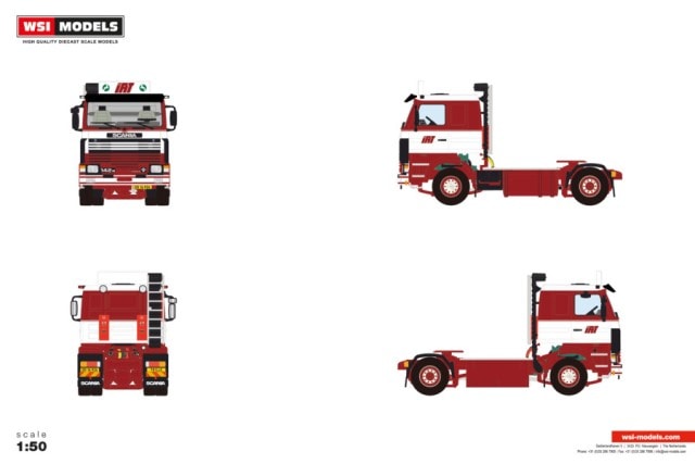 [ Pre-order ] 01-5095 WSI 1:50 IAT Hacke SCANIA 2 SERIES 4 X 2