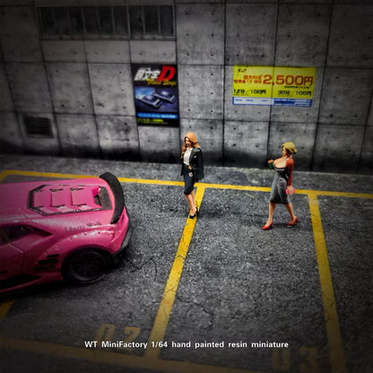 [ Pre-order ] WT2025112518 WT Minifactory 1:64 Female CEO Duo Figures: Female Secretary and Office Lady, Female President