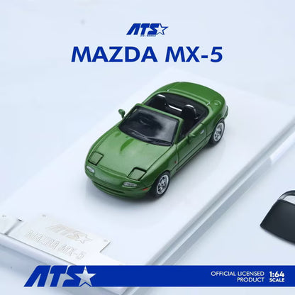 [ Pre-order ] ATS880105 ATS 1:64 Mazda Eunos Roadster MX-5 Eunos Roadster (NA/Miata) Green